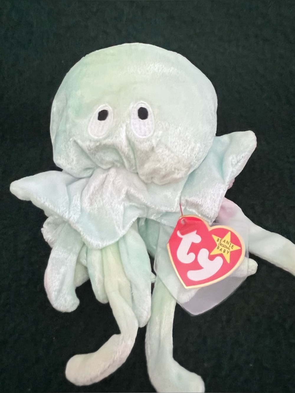 NWT 1999 Ty Goochy the Jellyfish Beanie Baby